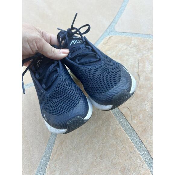 Nike Air 270 Size 1Y A02372-407 Navy Blue - Picture 2 of 5